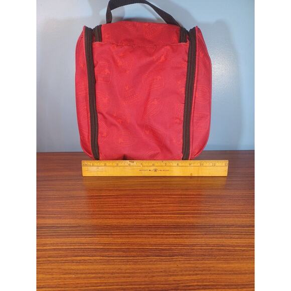 Disney Red Mickey Mouse Cooler Lunch Bag Family Size Multi Compartment Pockets - Picture 11 of 13